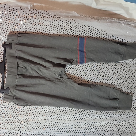 Green joggers with blue and red stripes - Picture 2 of 3